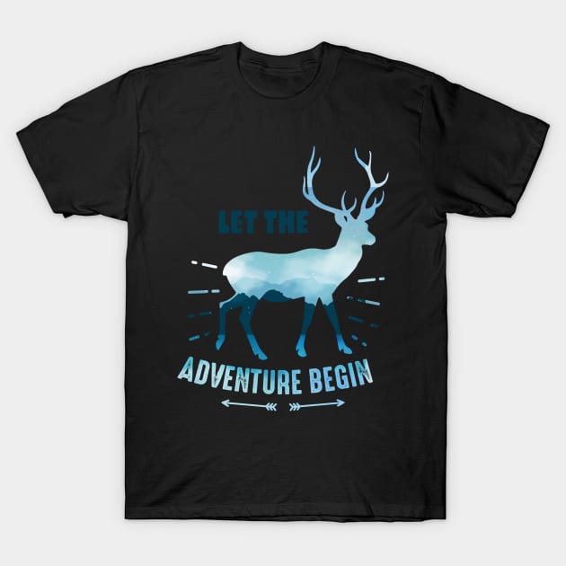 Let The Aventure Begin T-Shirt by CBV